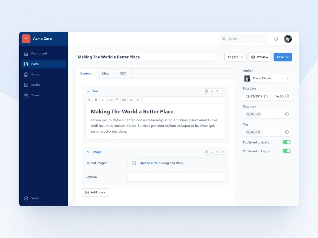 Content Creation Software Development