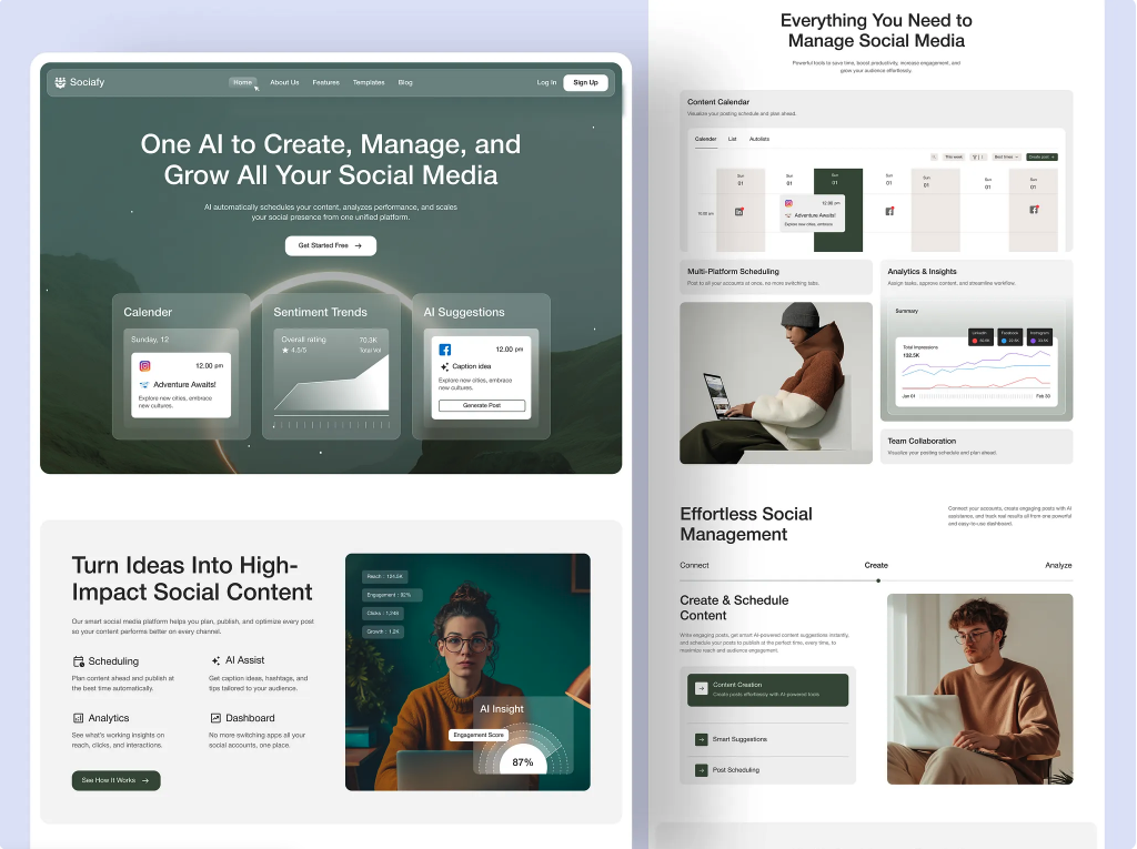 Website Development screenshot